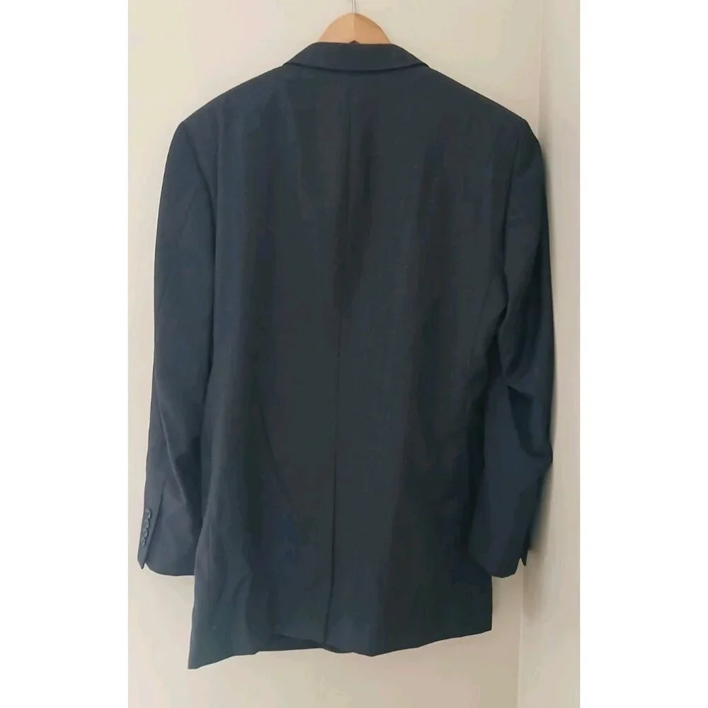 Jos. A. Bank 100% Wool Sport Coat Blazer Size 42L Gray Academia Work